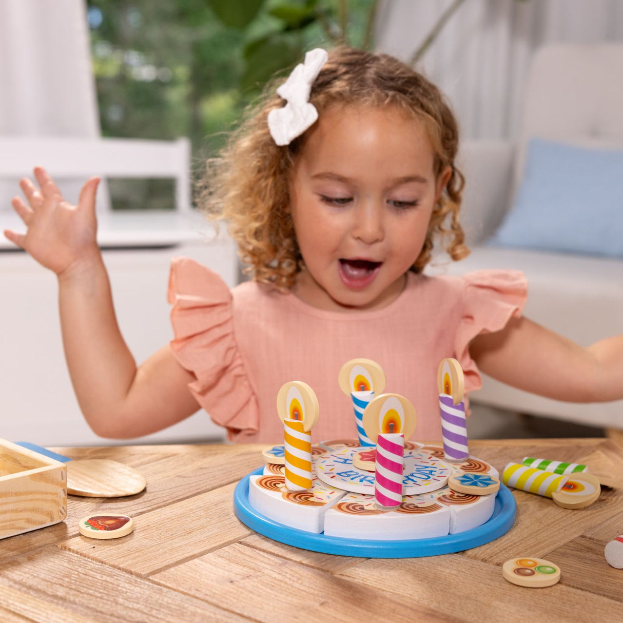 MELISSA AND DOUG SET DE JOACA DIN LEMN TORT ANIVERSAR