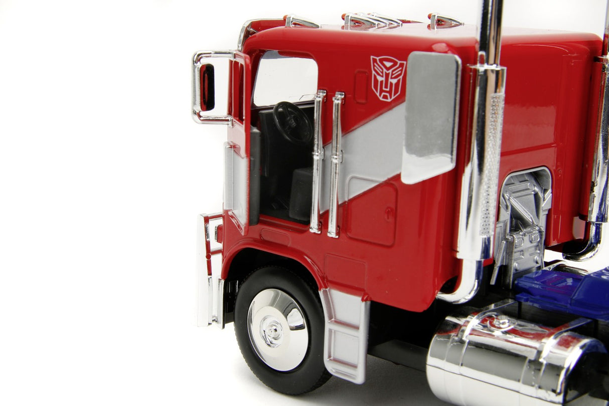 JADA TRANSFORMERS T7 OPTIMUS PRIME 1 CAMION METALIC SCARA 1:24