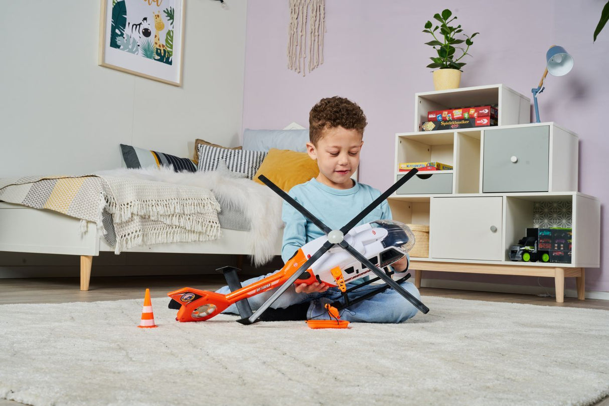 DICKIE ELICOPTER DE SALVARE MOTORIZAT CU ACCESORII 64CM