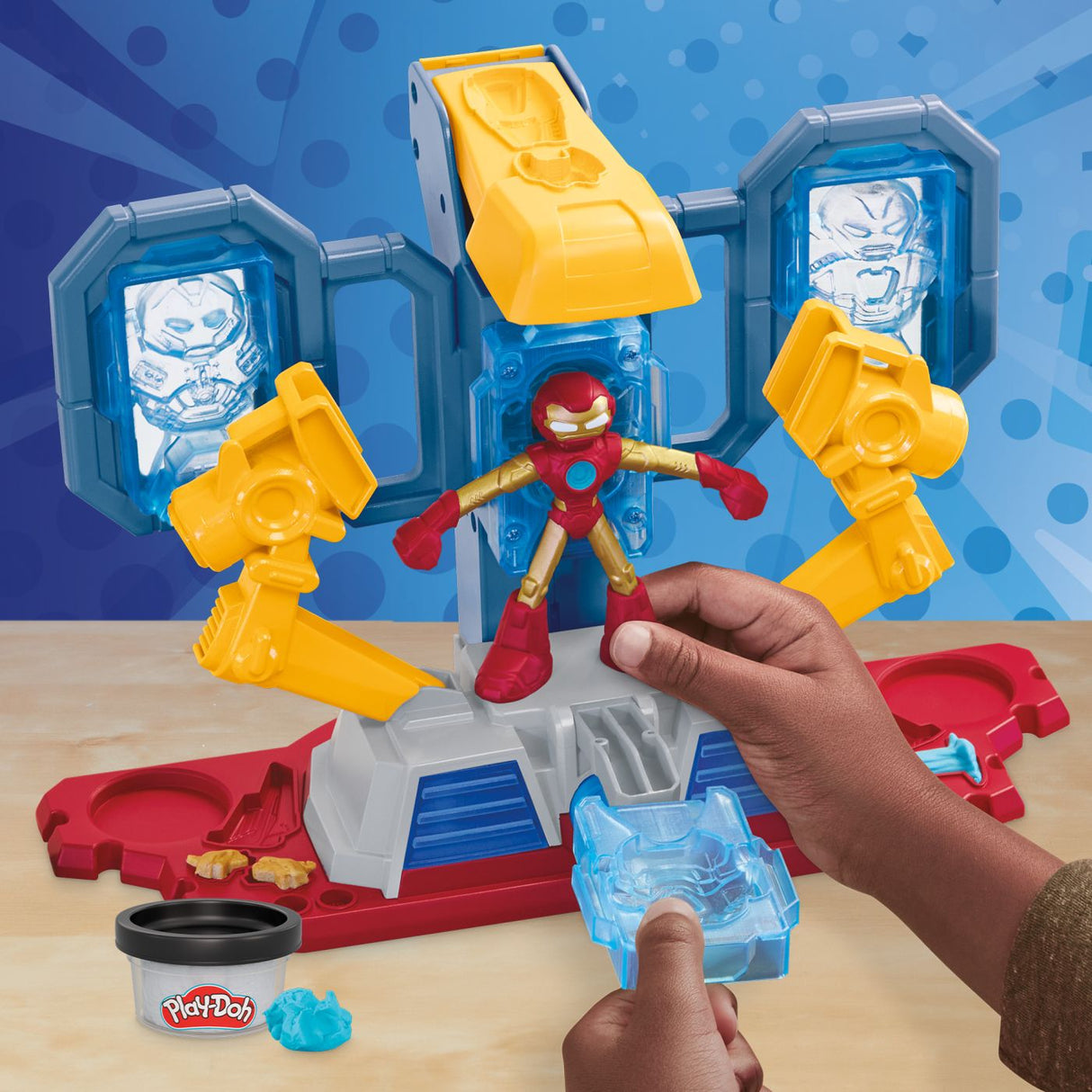 PLAY DOH IRON MAN LABORATORUL DE ARMURA