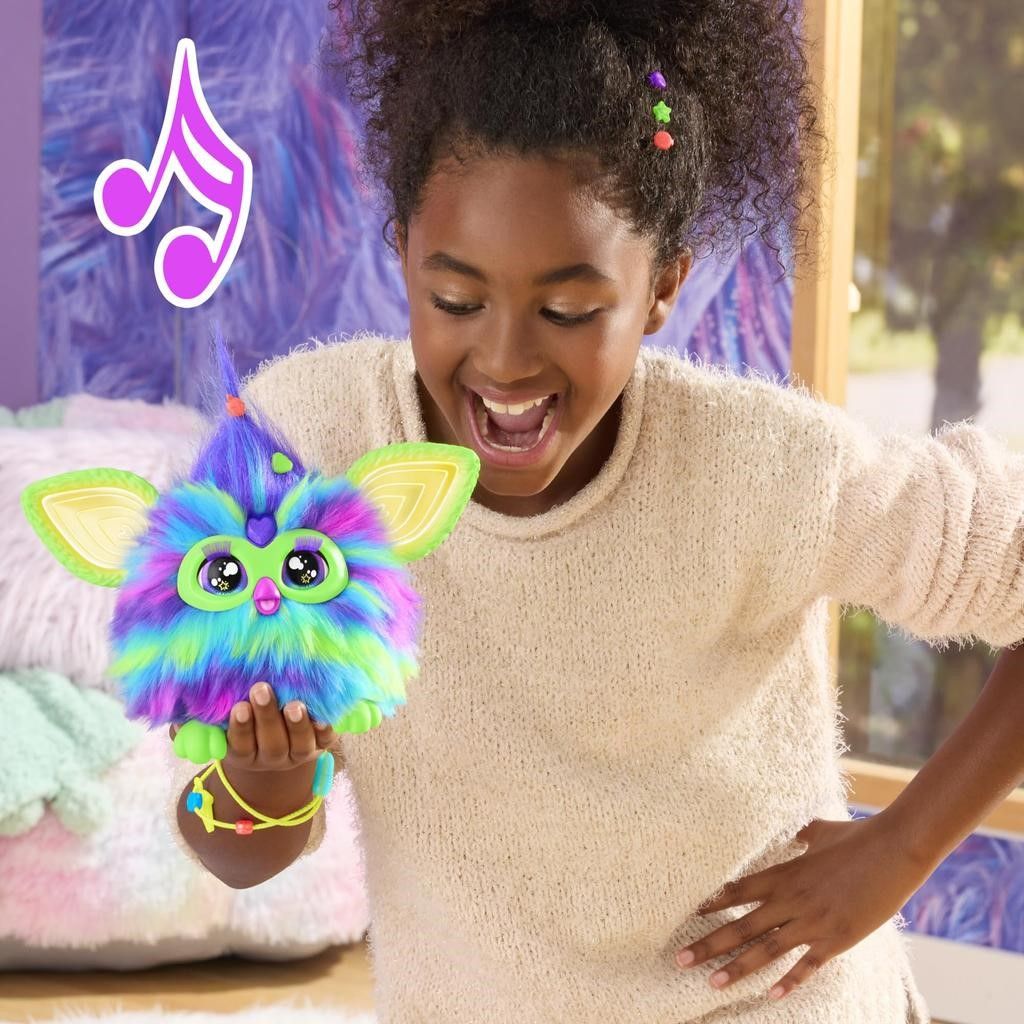 FURBY JUCARIE DE PLUS INTERACTIVA FURBY GALAXY GLOW IN THE DARK