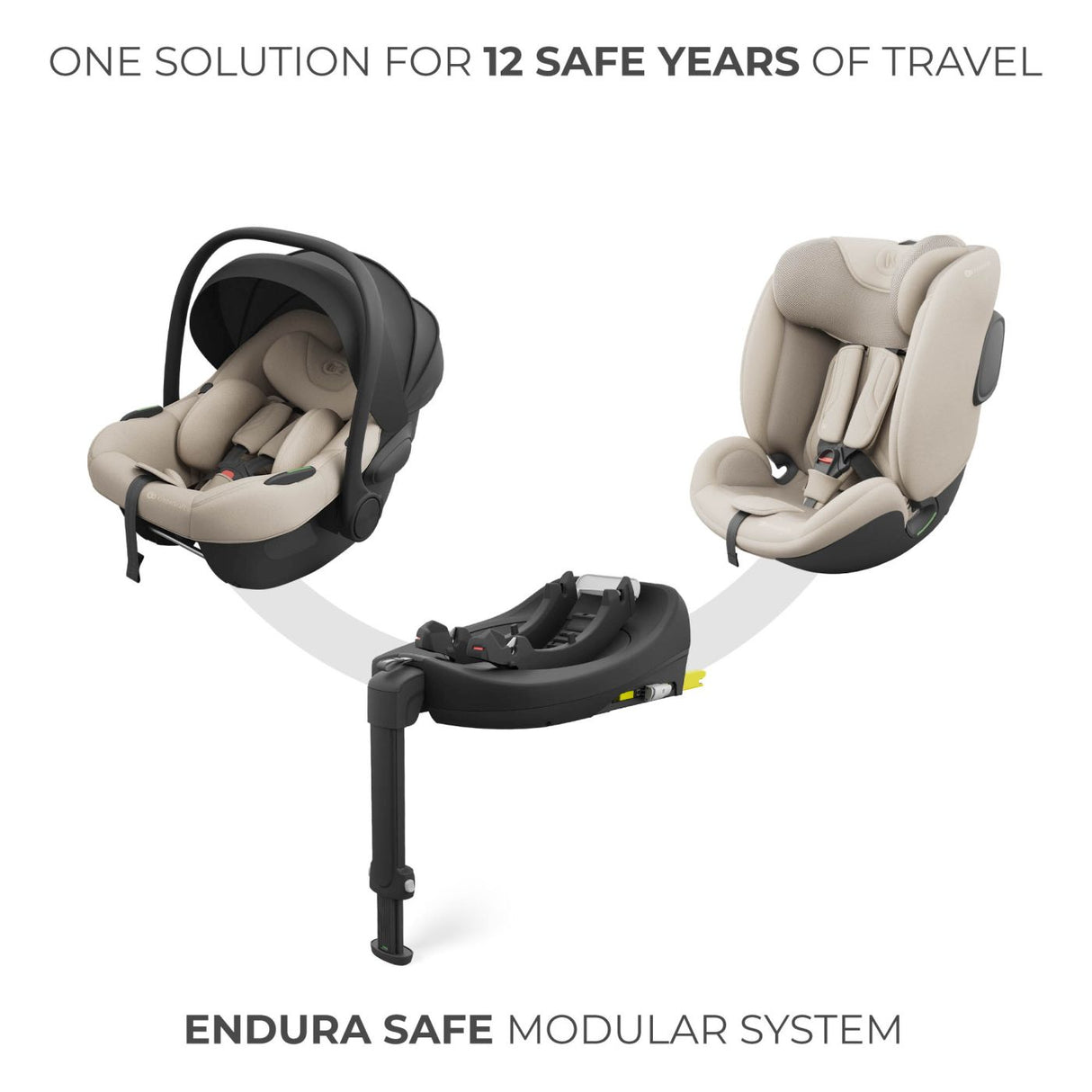 SCOICA AUTO KINDERKRAFT I-LITE 40-87 CM, BEIGE