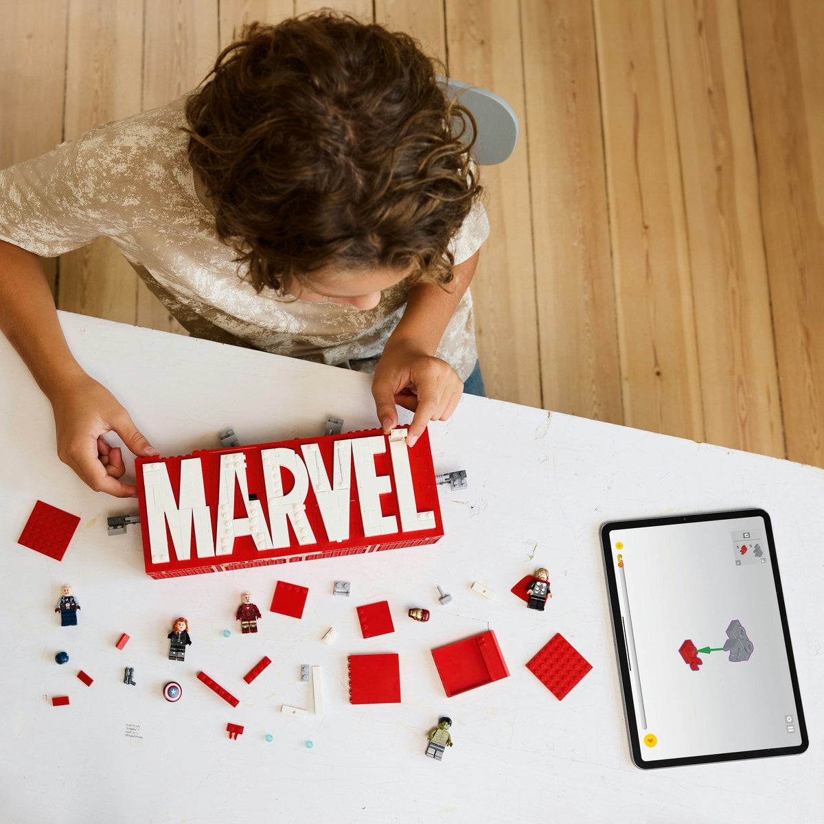 LEGO SUPER HEROES SIGLA SI MINIFIGURINE MARVEL 76313