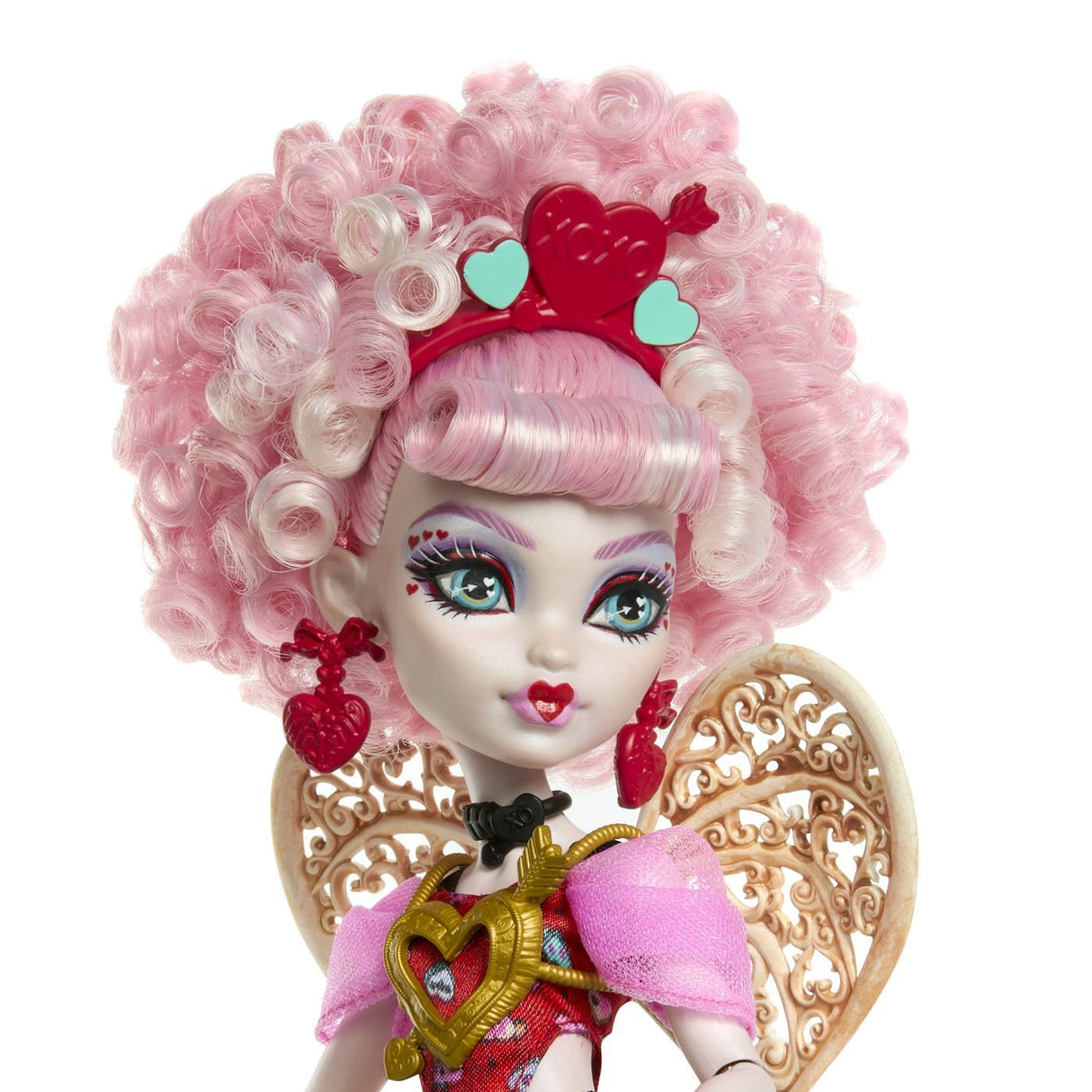MONSTER HIGH ANIVERSARE DULCE SI INFRICOSATOARE PAPUSA CUPID ASTERIA CU ACCESORII