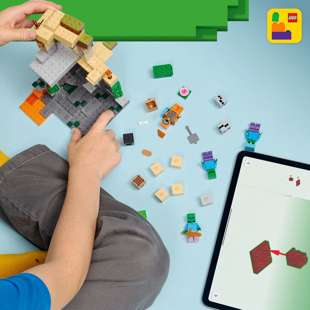 LEGO MINECRAFT TEMNITA CU ZOMBI 21587