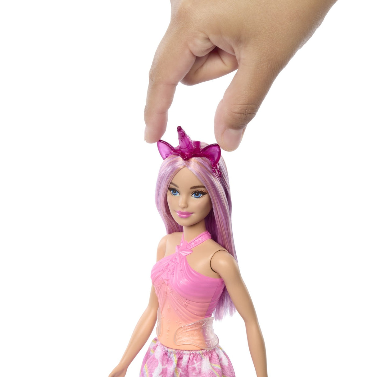 BARBIE PAPUSA BARBIE CU ACCESORII MAGICE DE UNICORN
