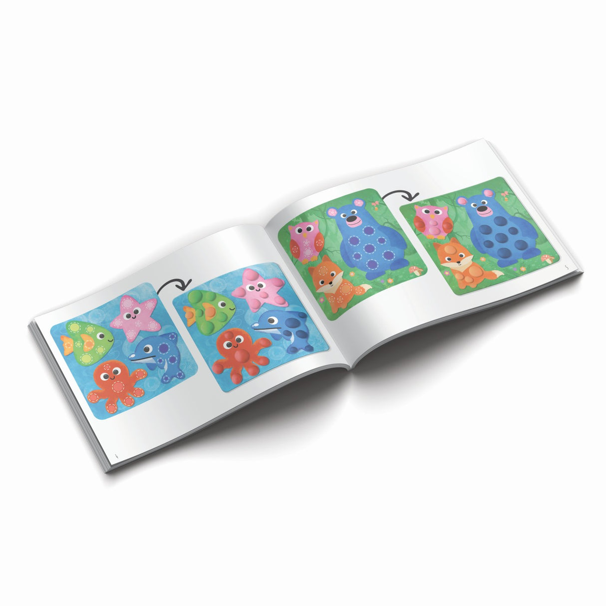 AS ART SET 7 BORCANASE DE PLASTILINA ANIMALE