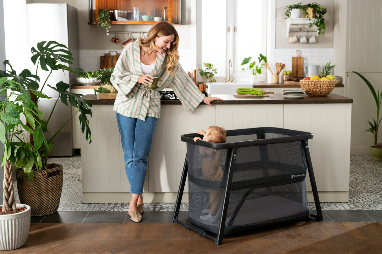 PATUT DE CALATORIE KINDERKRAFT SOFI PLUS, 4 IN 1, GREY