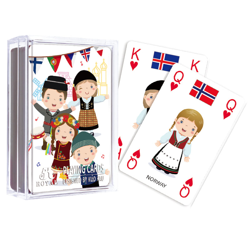 CARTI DE JOC ROYAL DIN PLASTIC EDUCATIVE 3IN1 INVATA DESPRE TARILE EUROPEI