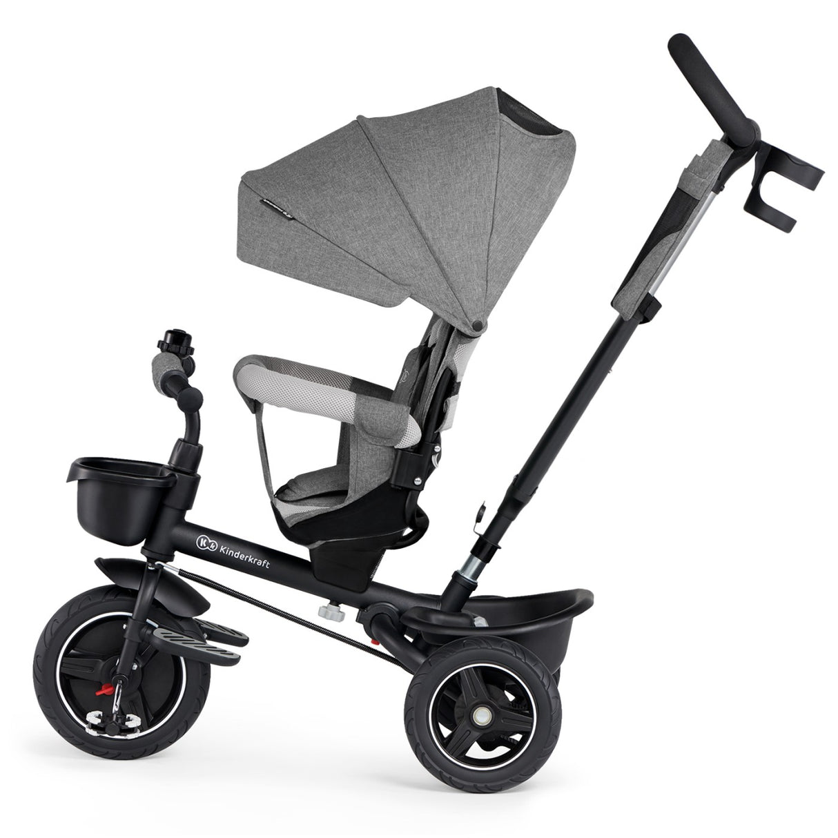 TRICICLETA KINDERKRAFT SPINSTEP, GREY
