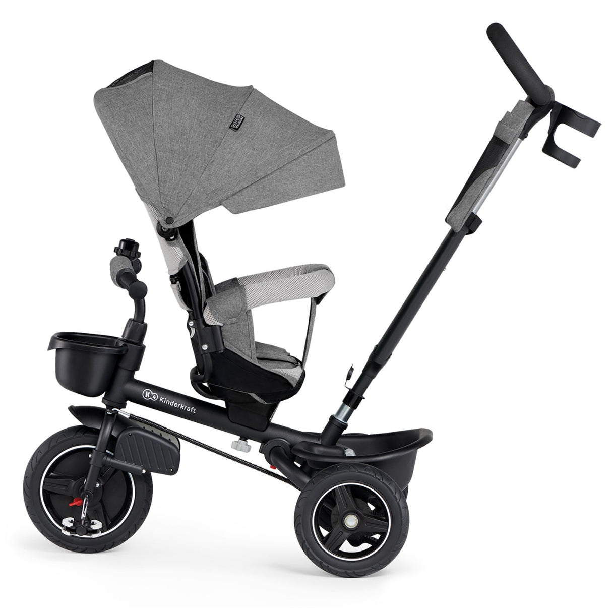 TRICICLETA KINDERKRAFT SPINSTEP, GREY