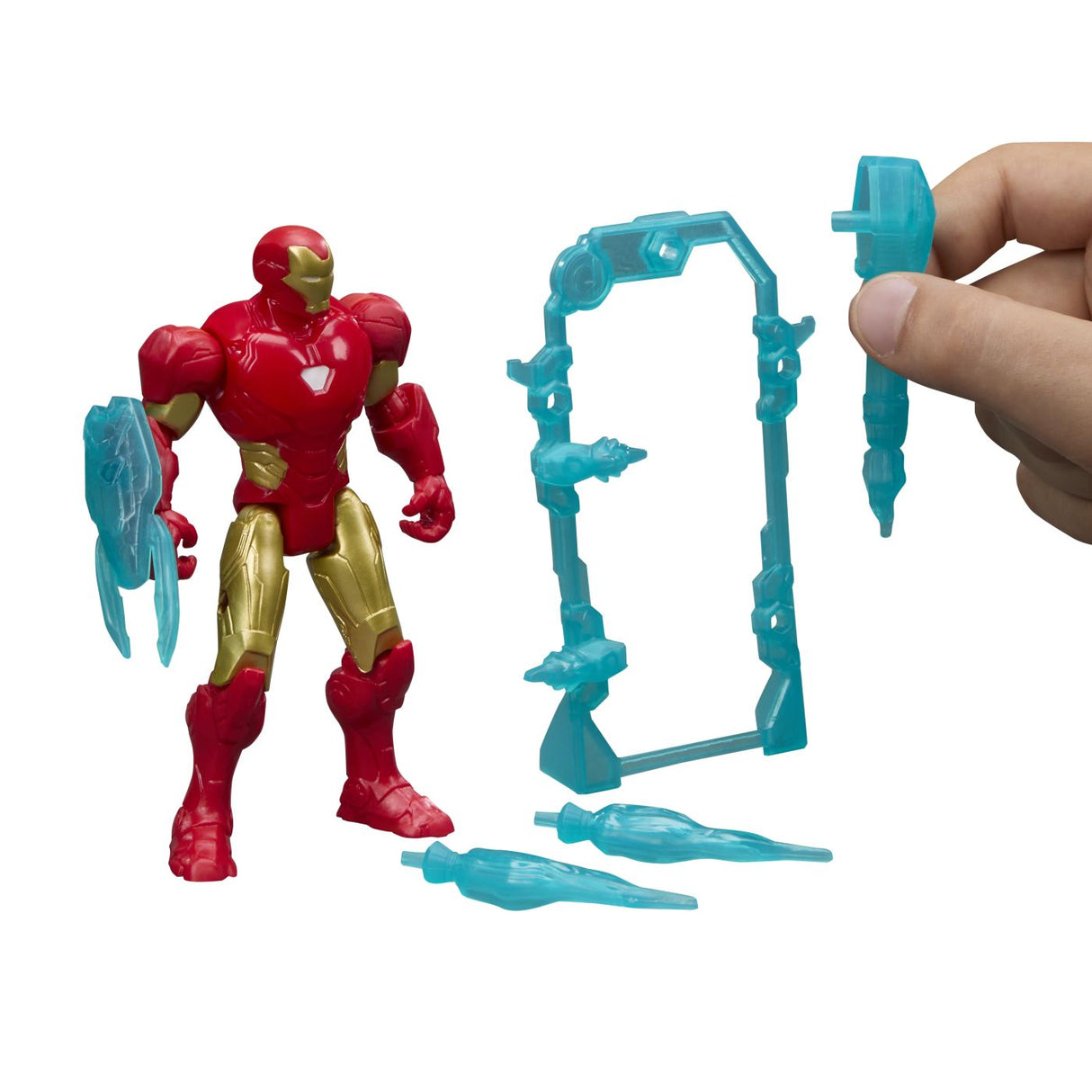 MARVEL AVENGERS ACTION VERS SET FIGURINA IRON MAN SI ACCESORII 11.4CM