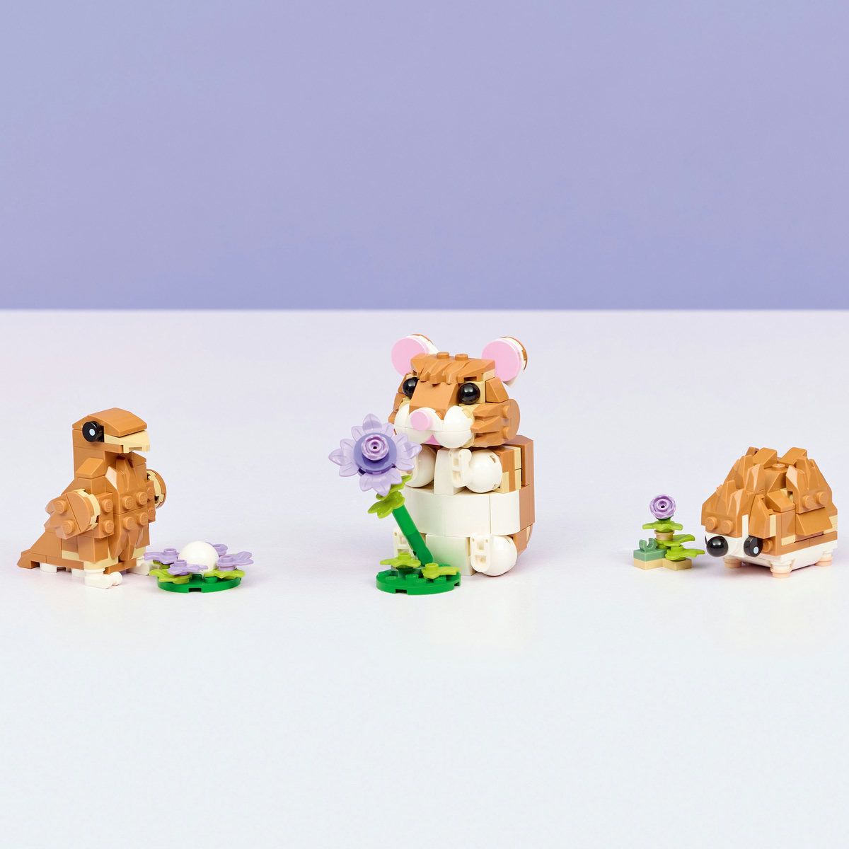 LEGO CREATOR HAMSTER ADORABIL CU O FLOARE 31376