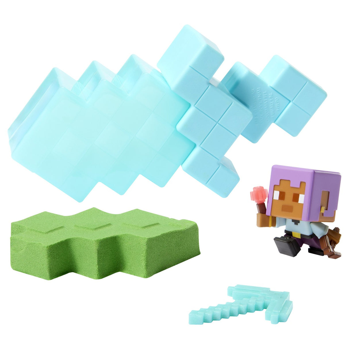 MINECRAFT MINI MODE SET EXPLORARE MINIERA TURQUOISE