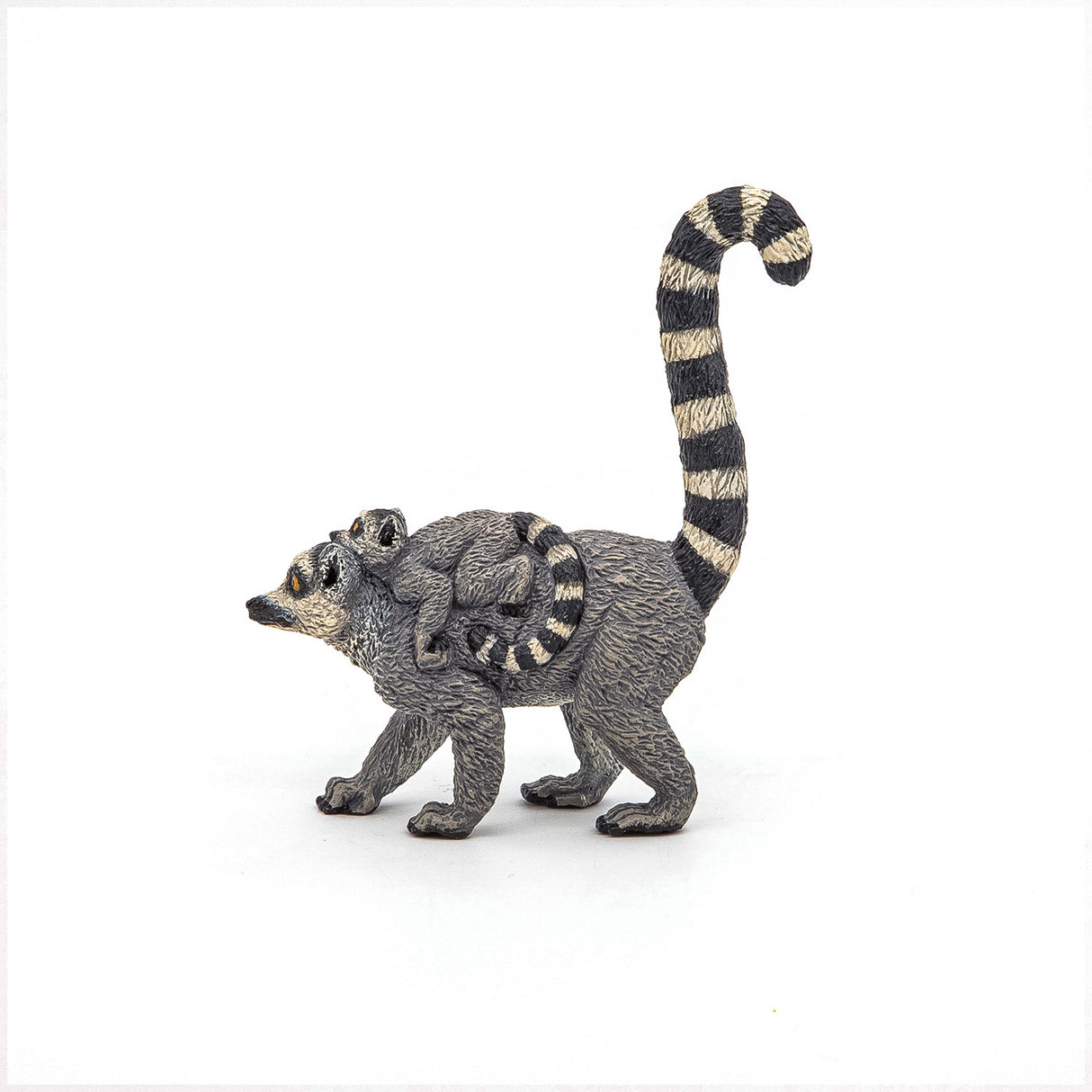 PAPO FIGURINA LEMUR CU PUI