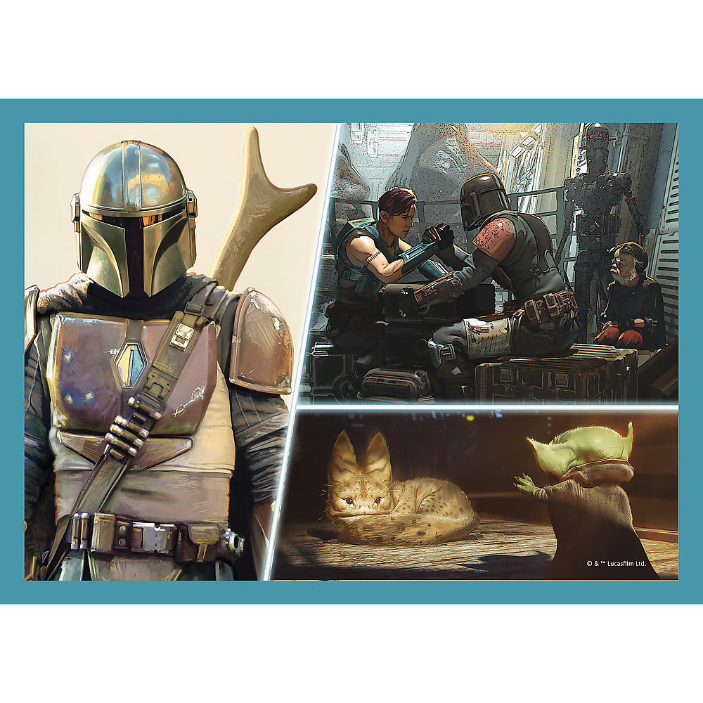 PUZZLE 4IN1 MANDALORIAN SI LUMEA LUI