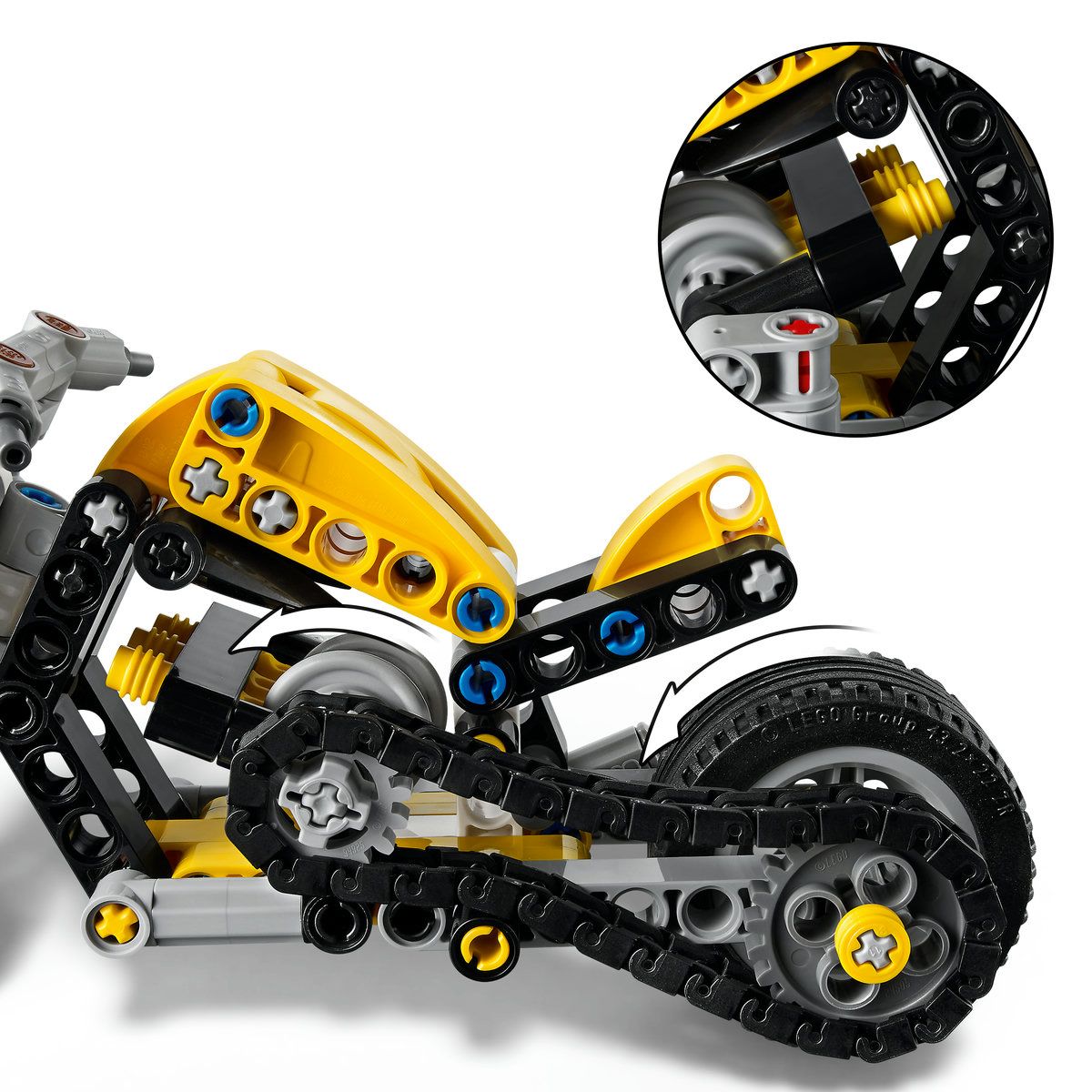 LEGO TECHNIC MOTOCICLETA GALBENA 42225