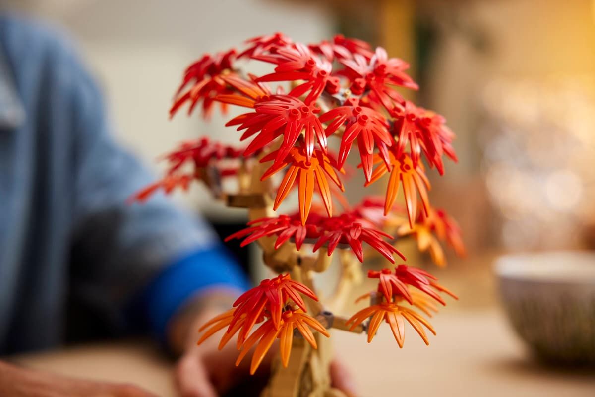 LEGO BOTANICALS BONSAI DE ARTAR JAPONEZ ROSU 10348