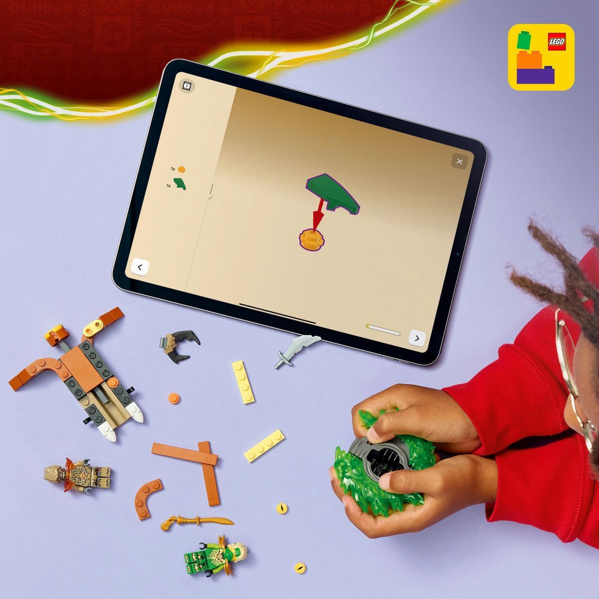 LEGO NINJAGO LLOYD VS SPINNERUL MONSTRU DE PAMANT 71850