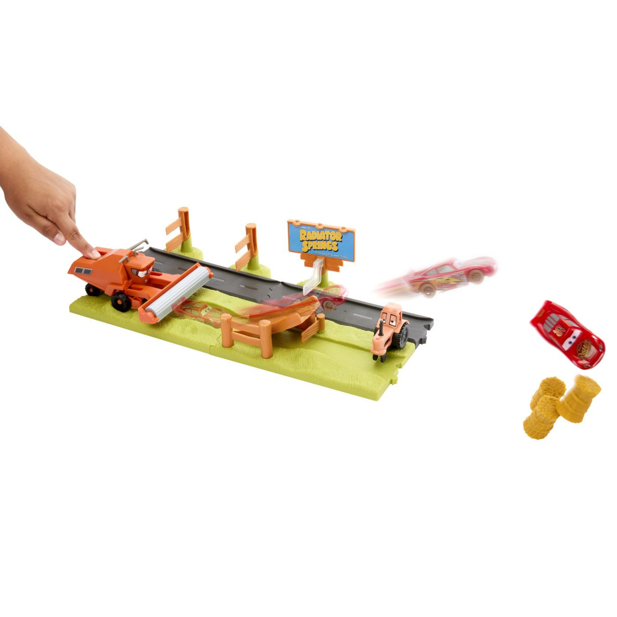 CARS SET DE JOACA PISTA DE ACROBATII FRANK ESCAPE SI STUNT RACE
