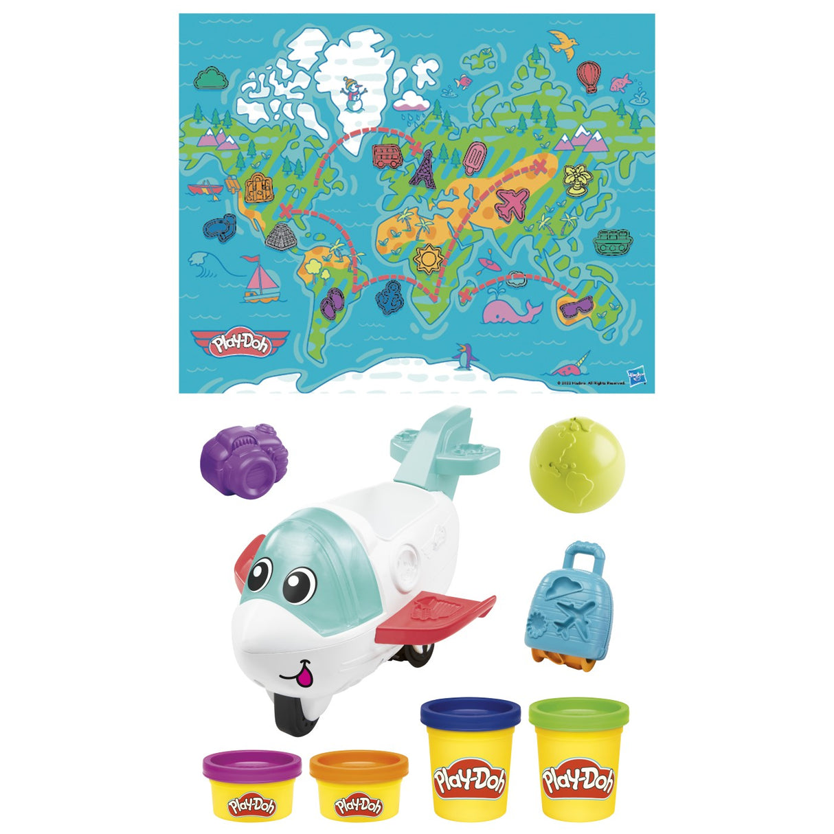 PLAY-DOH STARTERS CALATORESTE CU AVIONUL
