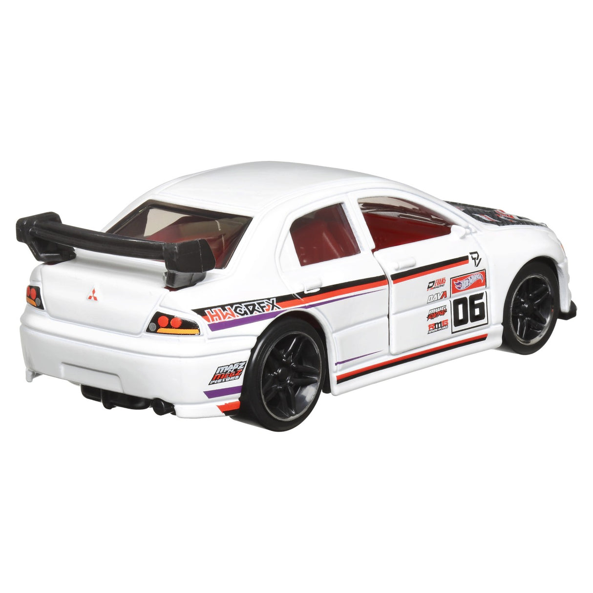 HOT WHEELS MASINUTA METALICA CU SISTEM PULL BACK LANCER EVOLUTION IX SCARA 1:43