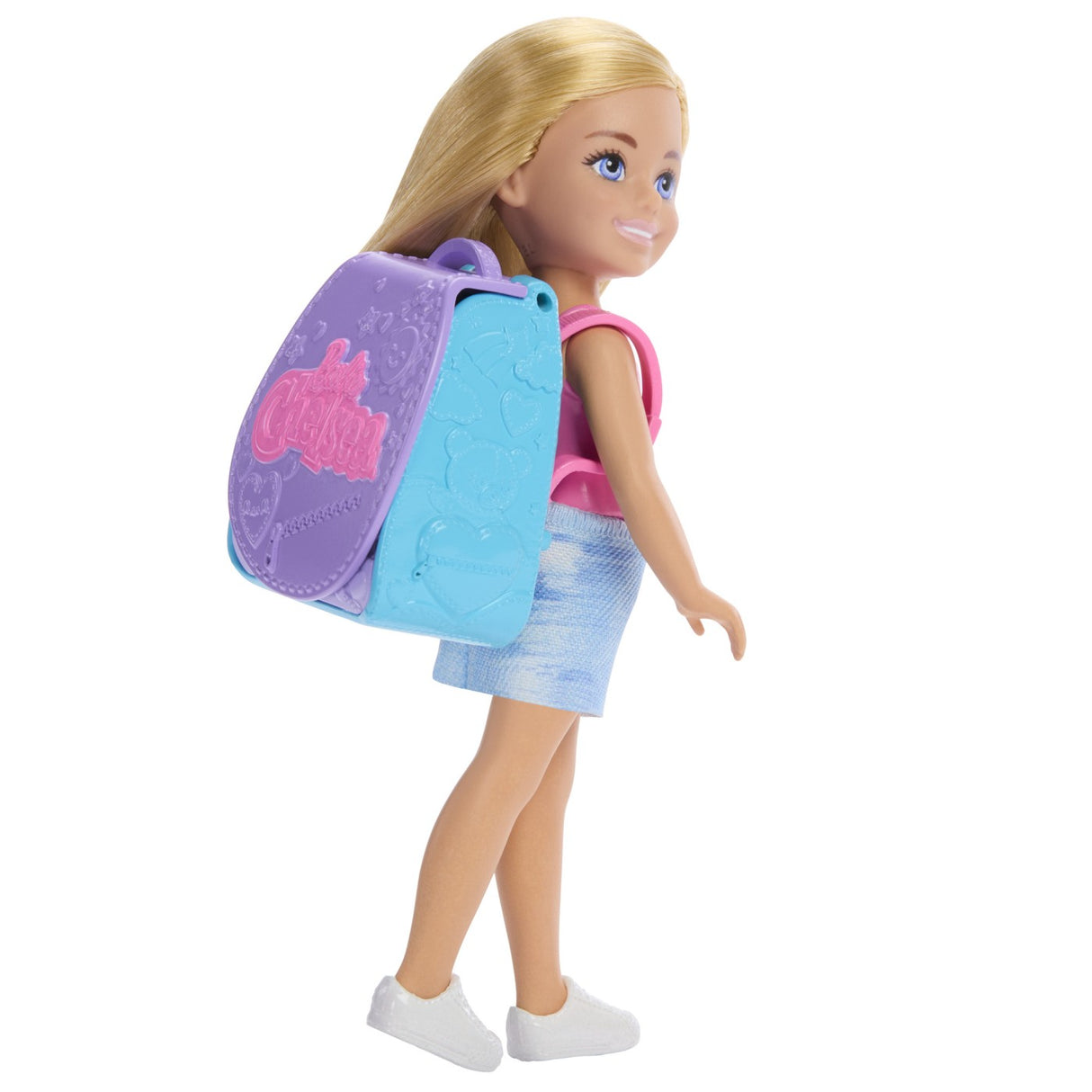 BARBIE PAPUSICA CHELSEA CU RUCSAC PENTRU COACEREA BRIOSELOR