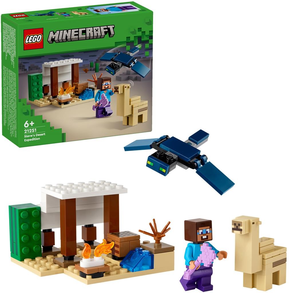 LEGO MINECRAFT EXPEDITIA IN DESERT A LUI STEVE 21251