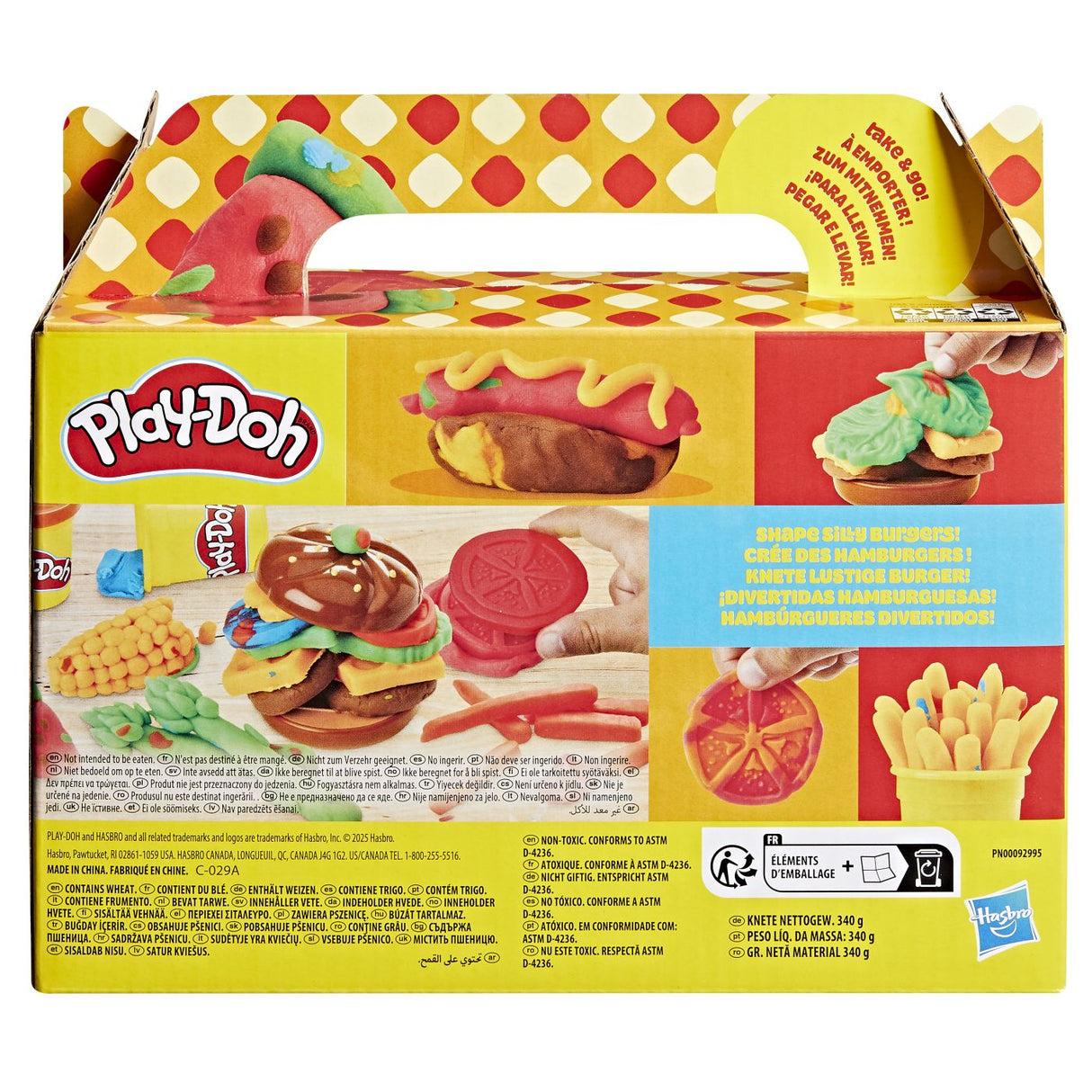 PLAY DOH SET DE GATIT BURGER