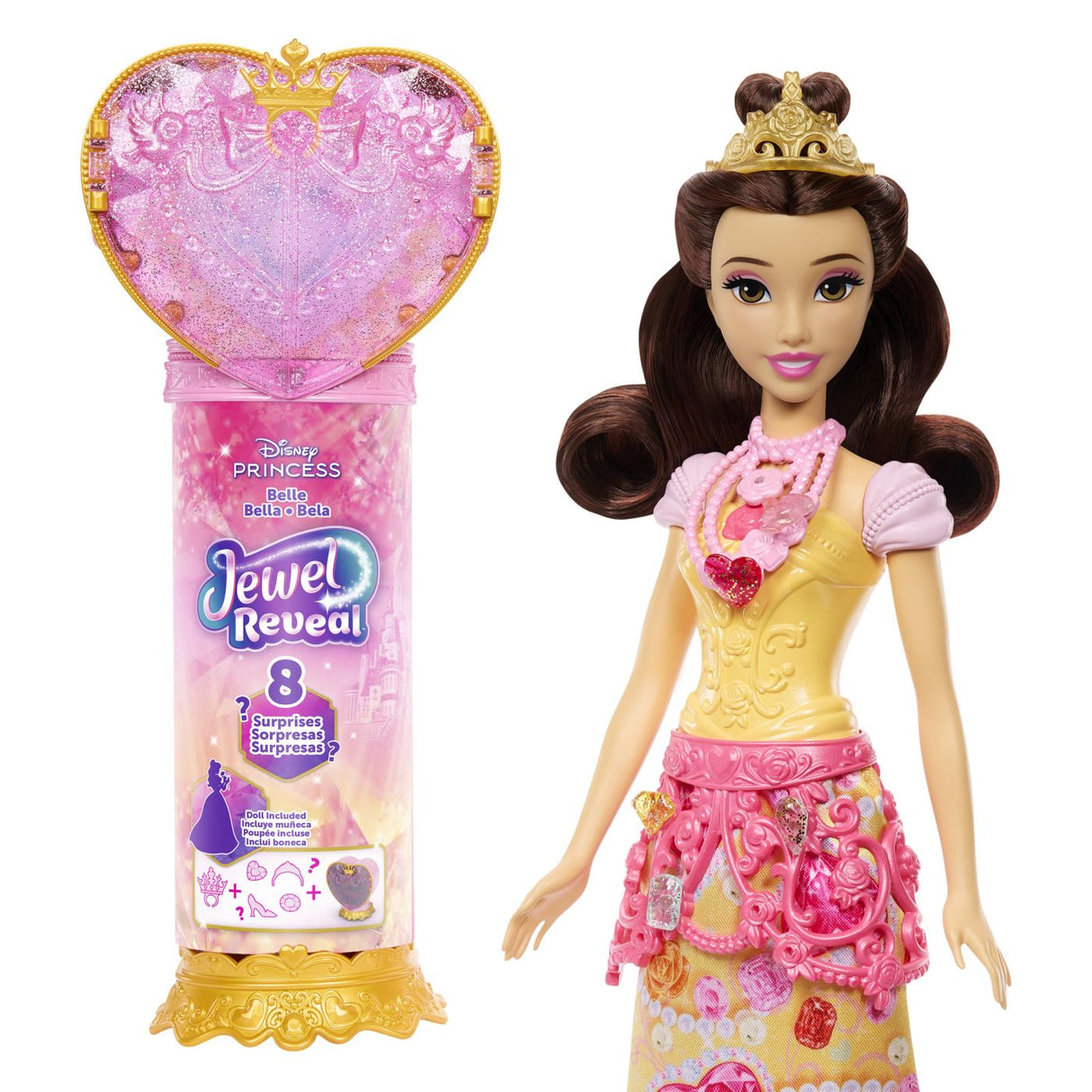 DISNEY PRINCESS JEWEL REVEAL PAPUSA BELLE