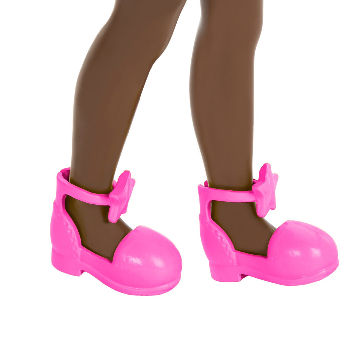 BARBIE PAPUSA CHELSEA CREOLA CU PAR AFRO SI ROCHITA MOV