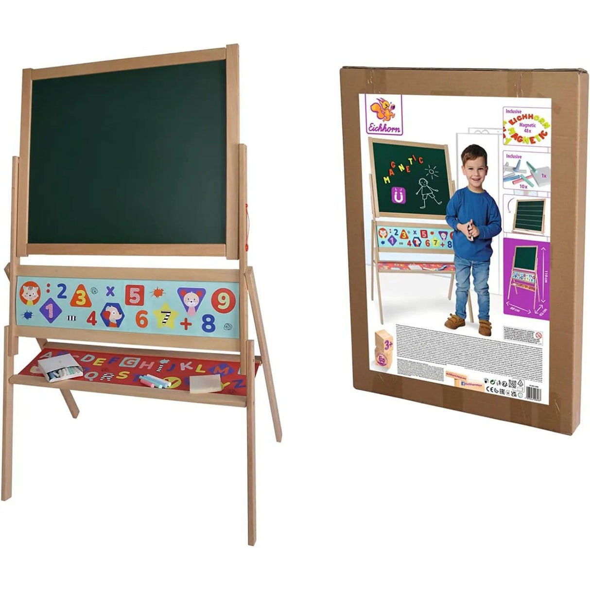 EICHHORN TABLA MAGNETICA DIN LEMN 42x66x110CM