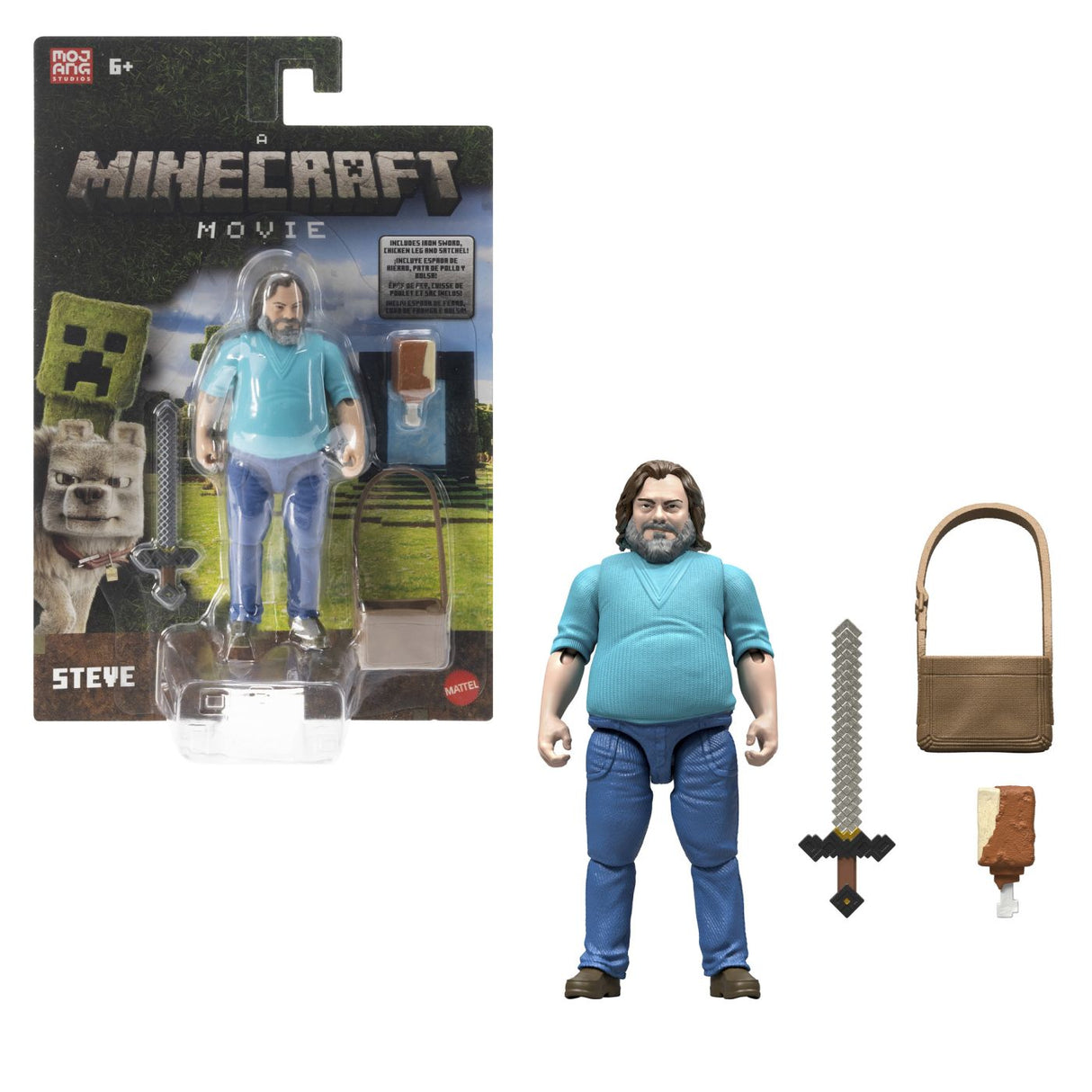 MINECRAFT SET FIGURINA STEVE CU ACCESORII