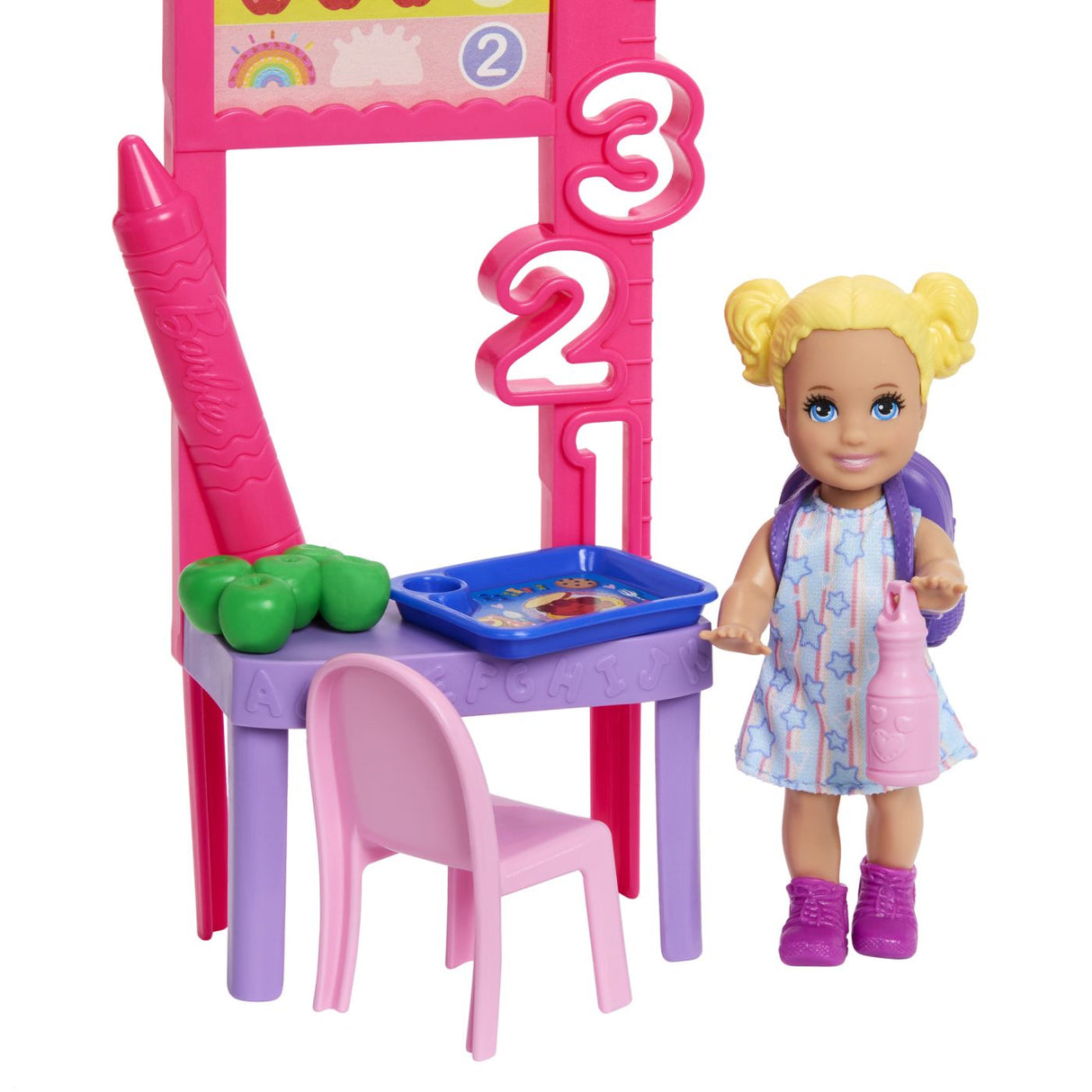 BARBIE SET DE JOACA PAPUSA BARBIE BRUNETA MULATRA FACE CARIERA PROFESOARA