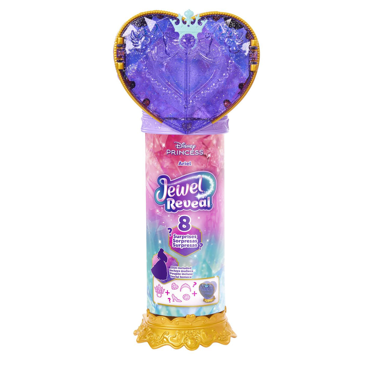 DISNEY PRINCESS JEWEL REVEAL PAPUSA ARIEL