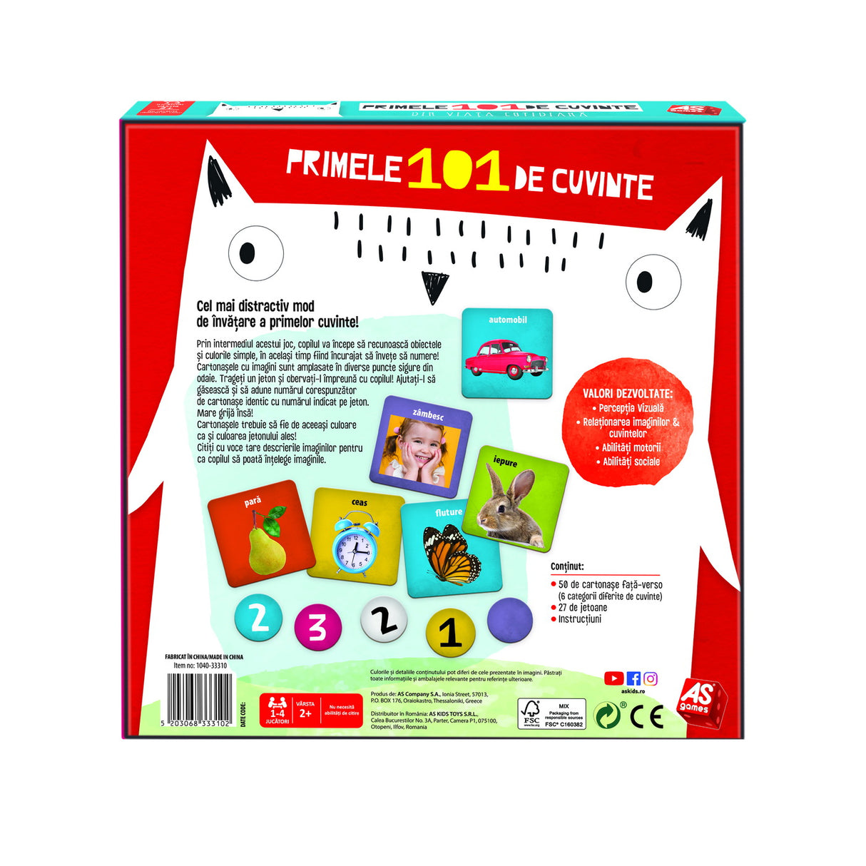 JOC DE SOCIETATE PRIMELE 101 DE CUVINTE