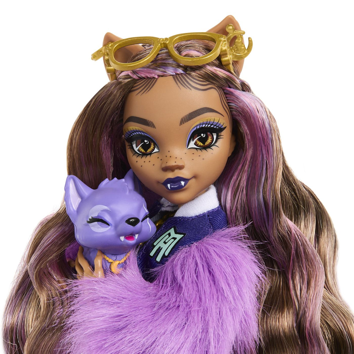MONSTER HIGH PAPUSA CLAWDEEN WOLF SI CATELUL CRESCENT