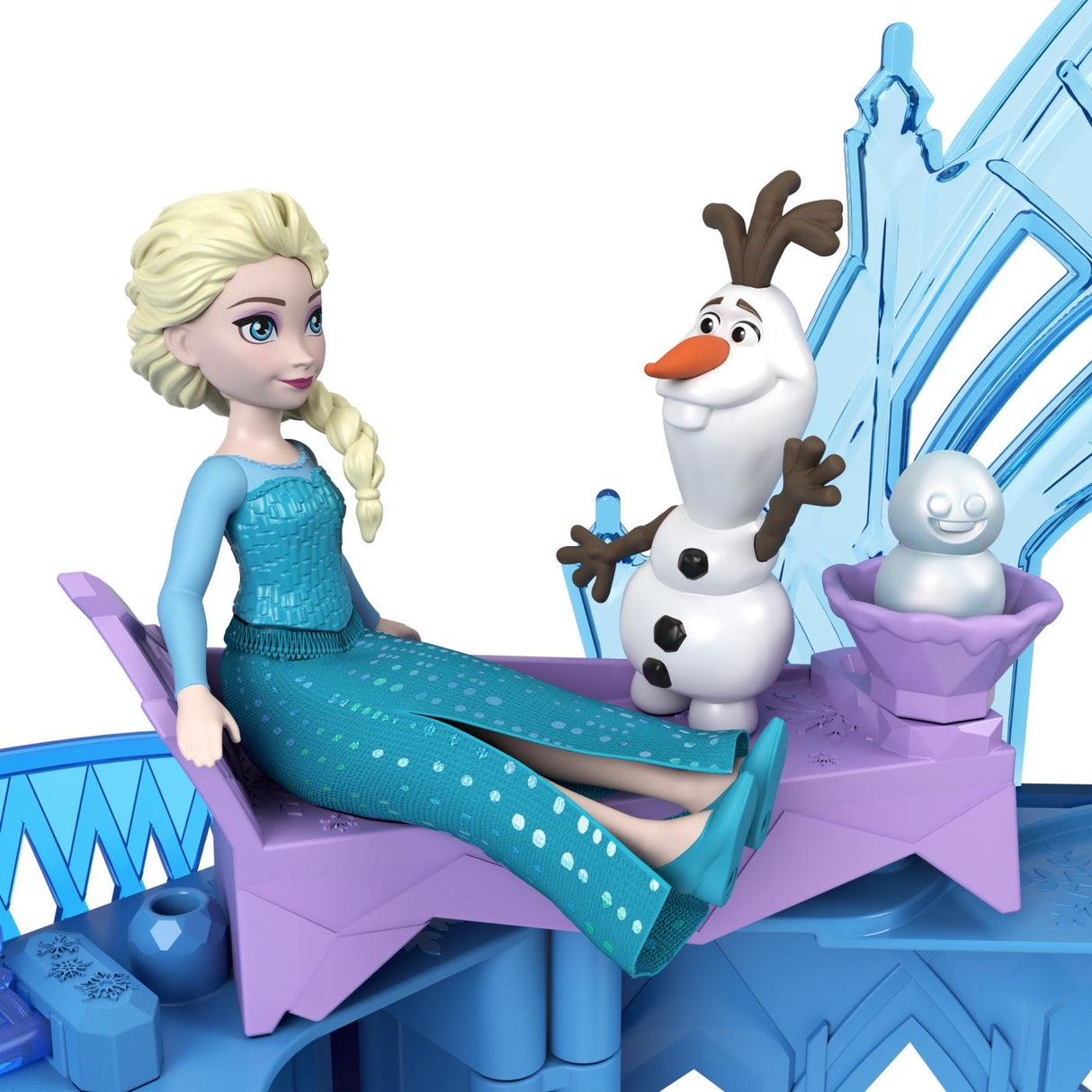 DISNEY FROZEN SET DE JOACA PAPUSA ELSA SI CASTELUL DE GHEATA CU ACCESORII