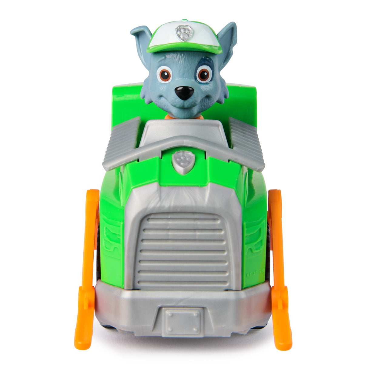 PATRULA CATELUSILOR SET VEHICUL DE BAZA CAMIONUL DE RECICLARE SI FIGURINA ROCKY