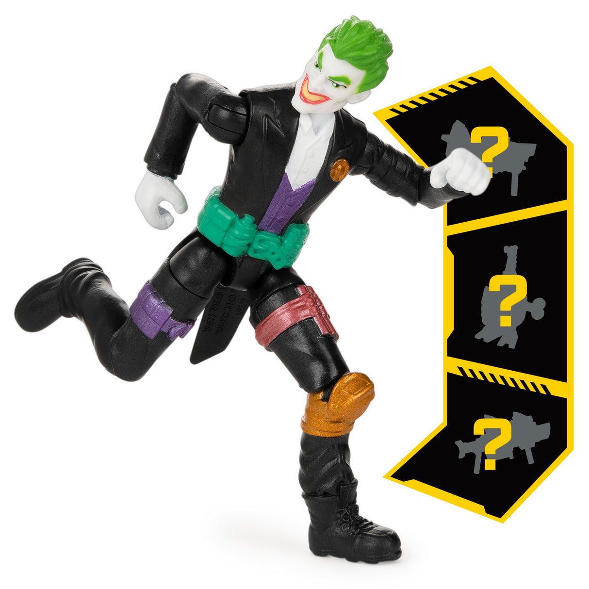 FIGURINA JOKER ARTICULATA 10CM CU 3 ACCESORII SURPRIZA
