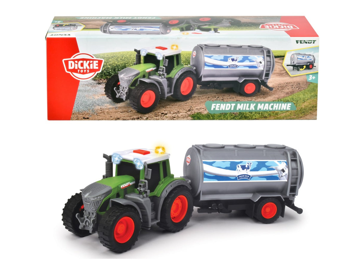 DICKIE FENDT TRACTOR CU CISTERNA DE LAPTE