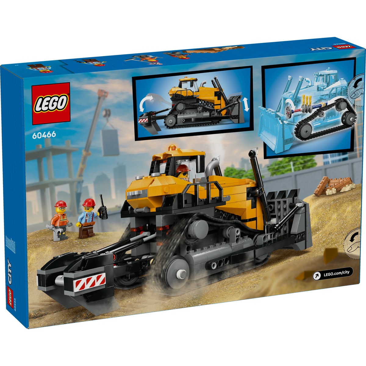 LEGO CITY BULDOZER GALBEN 60466