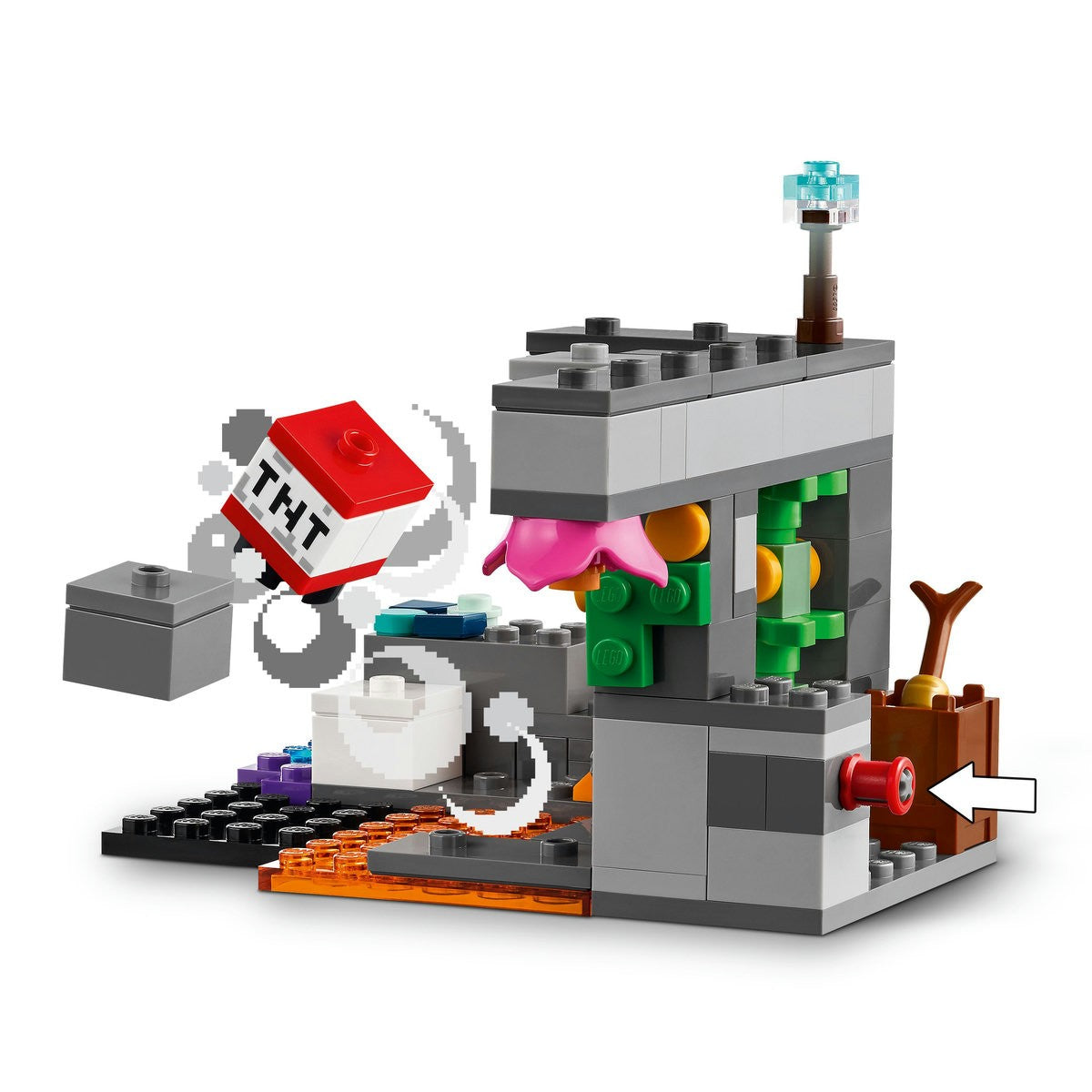 LEGO MINECRAFT INTALNIREA CU TEMNICERUL 21274