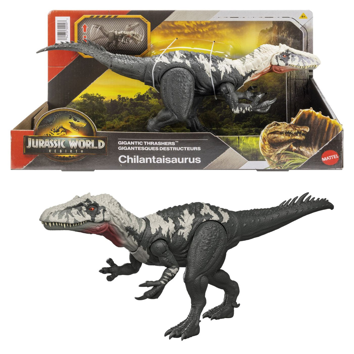 JURASSIC WORLD RENASTEREA DINOZAUR GIGANTIC CHILANTAISAURUS INTERACTIV