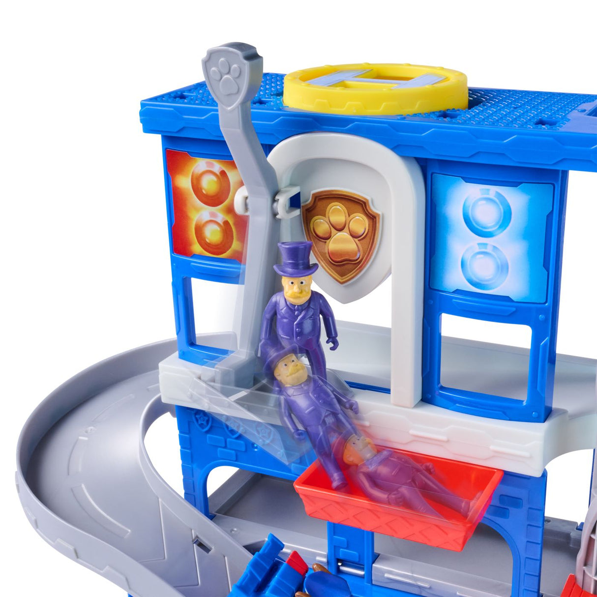 PATRULA CATELUSILOR CAUTARE SI SALVARE SET DE JOACA CU LANSATOR FIGURINE SI ACCESORII