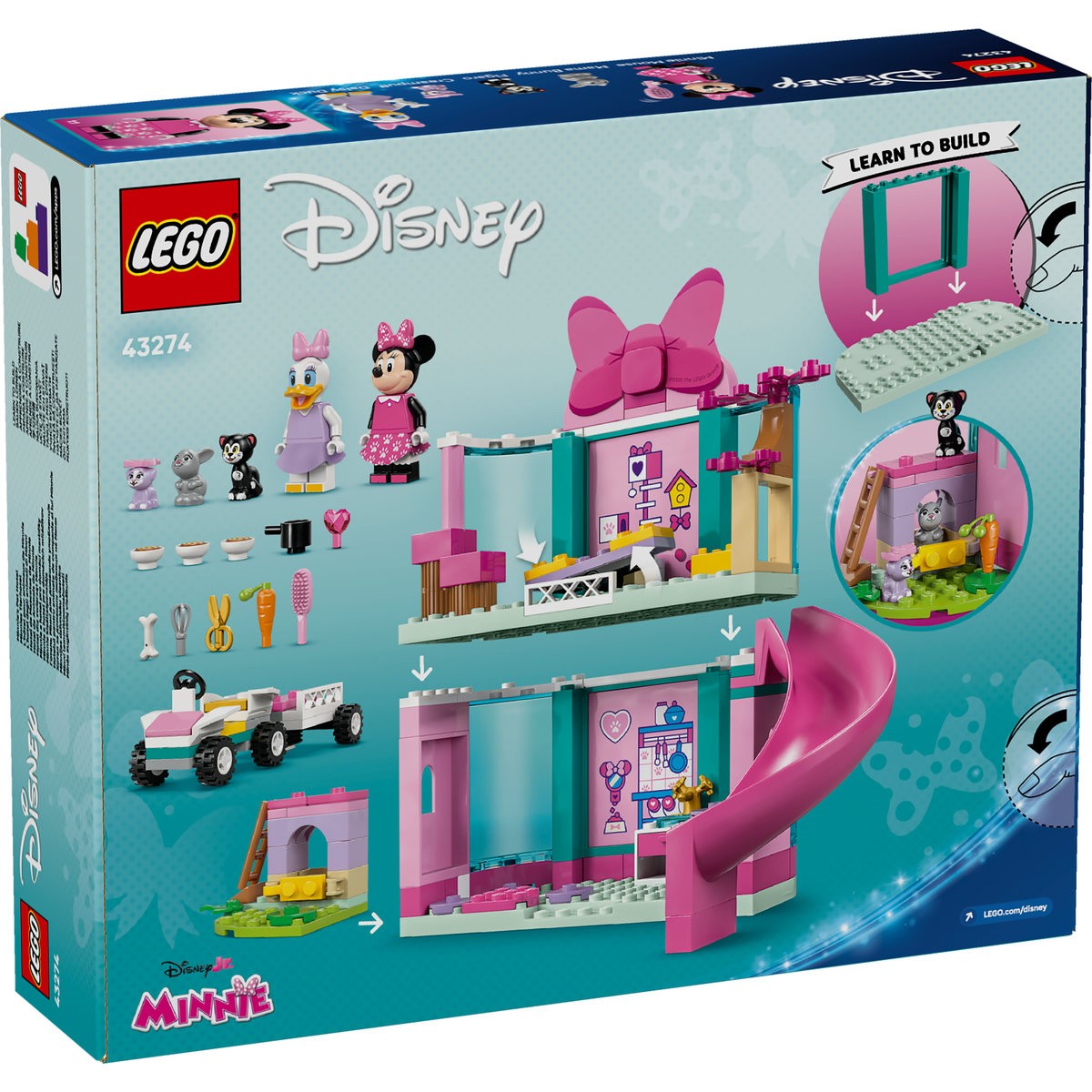 LEGO DISNEY HOTELUL PENTRU ANIMALE DE COMPANIE A LUI MINNIE 43274