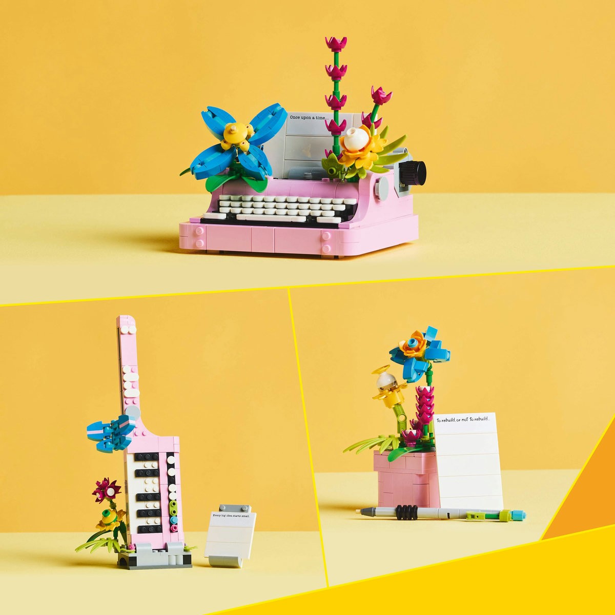 LEGO CREATOR MASINA DE SCRIS CU FLORI 31169