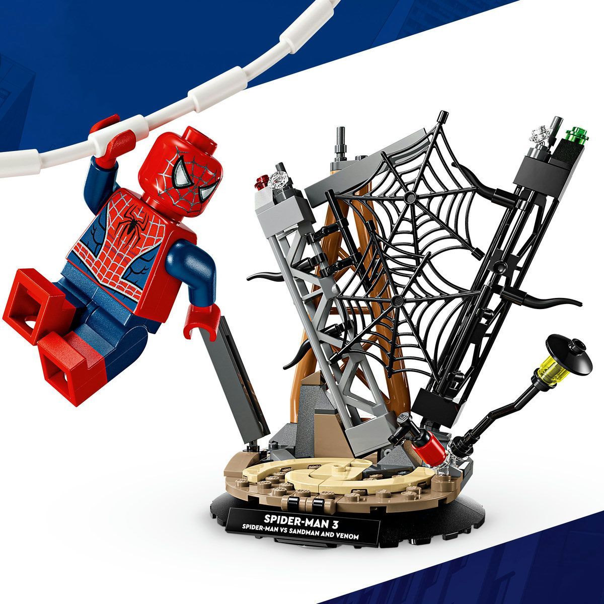 LEGO MARVEL BATALIE MEMORABILA OMUL PAIANJEN VS SANDMAN 76334