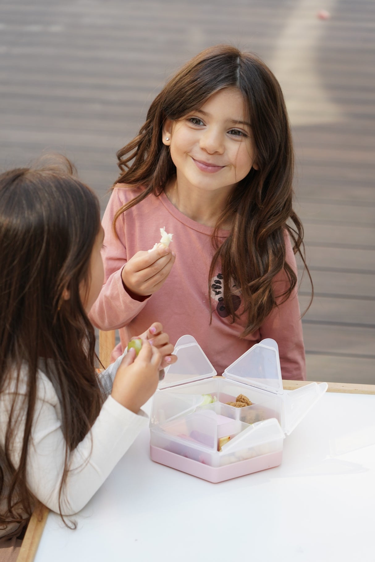 CUTIE SNACK HEXAGON SNACKLE 6 COMPARTMENTE, MELII, GREY
