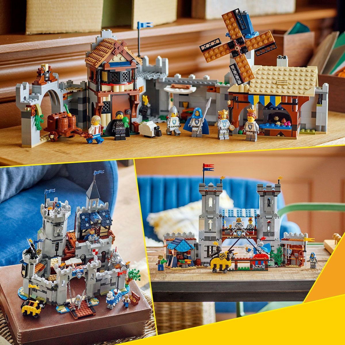 LEGO CREATOR CASTEL MEDIEVAL CU CAI SI CAVALERI 31168
